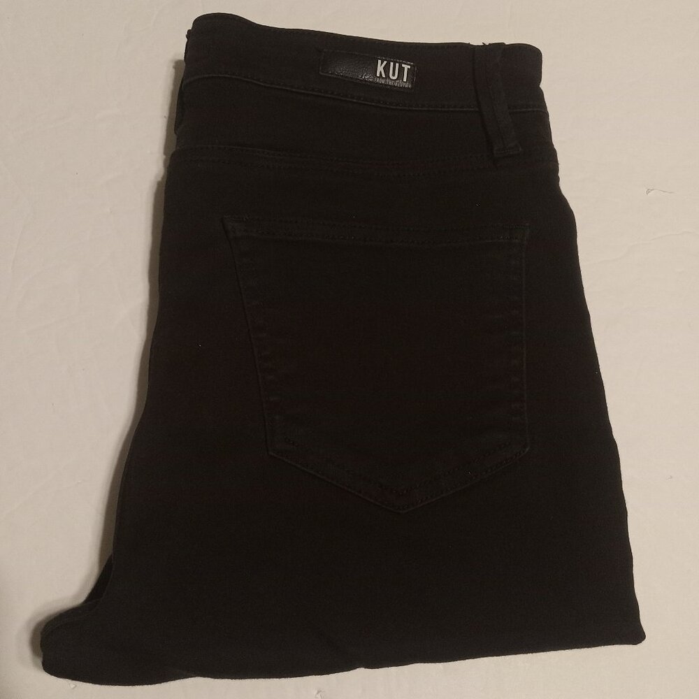 Kut From The Kloth Women's Mia High Rise Skinny Black Jeans KP0429MA3 Size 8